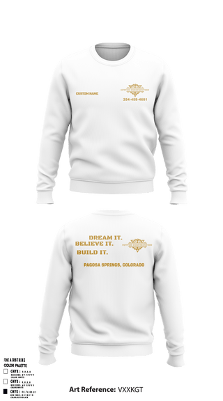 Crew Neck Sweatshirt, Sutton Construction, , Teamtime, Team time, sublimation, custom sports apparel, team uniforms, spirit wear, spiritwear, sports uniforms, custom shirts, team store, custom team store, fundraiser sports, apparel fundraiser