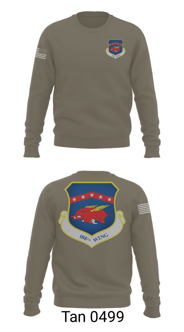 Crew Neck Sweatshirt, , Air Force, Teamtime, Team time, sublimation, custom sports apparel, team uniforms, spirit wear, spiritwear, sports uniforms, custom shirts, team store, custom team store, fundraiser sports, apparel fundraiser