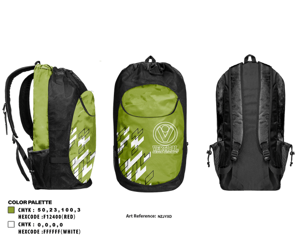 Gear Bag, Vertical Skills Academy, Spirit Store, Teamtime, Team time, sublimation, custom sports apparel, team uniforms, spirit wear, spiritwear, sports uniforms, custom shirts, team store, custom team store, fundraiser sports, apparel fundraiser