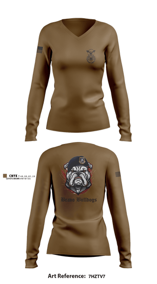 Women's Long Sleeve Vneck Shirt, , Air Force, Teamtime, Team time, sublimation, custom sports apparel, team uniforms, spirit wear, spiritwear, sports uniforms, custom shirts, team store, custom team store, fundraiser sports, apparel fundraiser