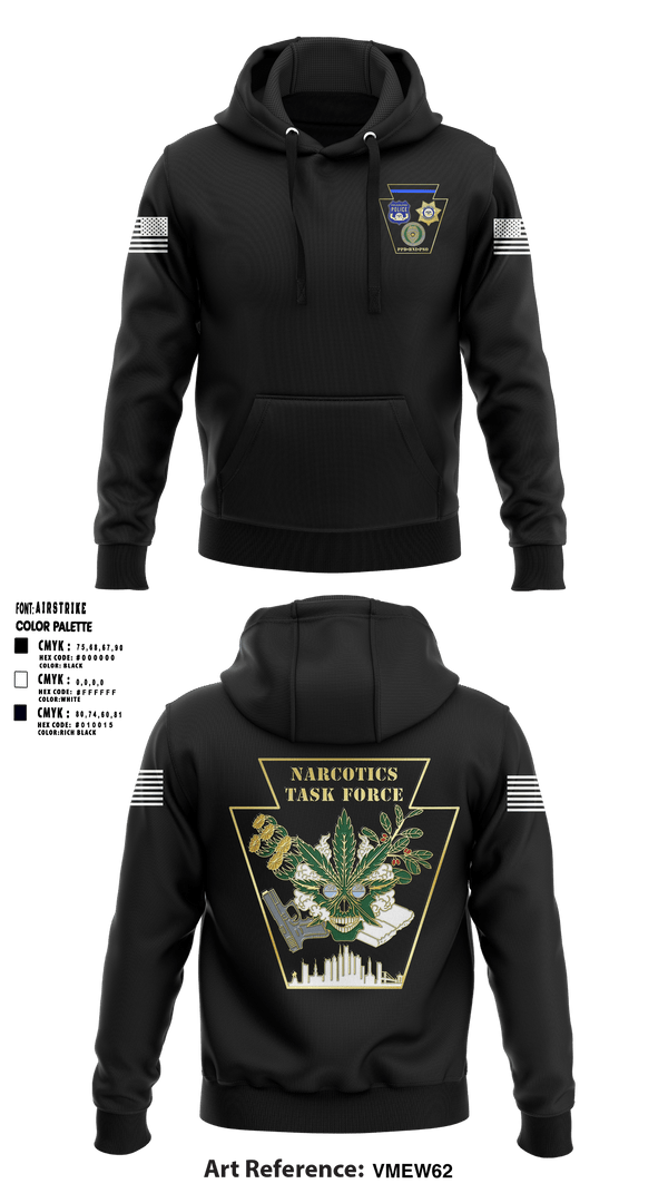 Hoodie, Narcotics, Police, Teamtime, Team time, sublimation, custom sports apparel, team uniforms, spirit wear, spiritwear, sports uniforms, custom shirts, team store, custom team store, fundraiser sports, apparel fundraiser
