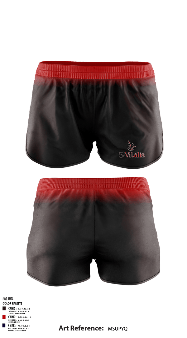 Women's Shorts, S-Vitalis, , Teamtime, Team time, sublimation, custom sports apparel, team uniforms, spirit wear, spiritwear, sports uniforms, custom shirts, team store, custom team store, fundraiser sports, apparel fundraiser