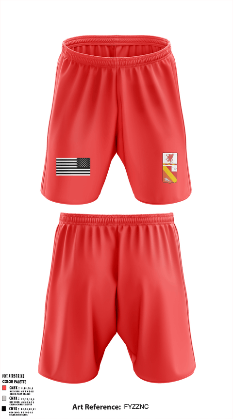 Athletic Shorts With Pockets, 3/13th Field Artillery Battalion, Army, Teamtime, Team time, sublimation, custom sports apparel, team uniforms, spirit wear, spiritwear, sports uniforms, custom shirts, team store, custom team store, fundraiser sports, apparel fundraiser