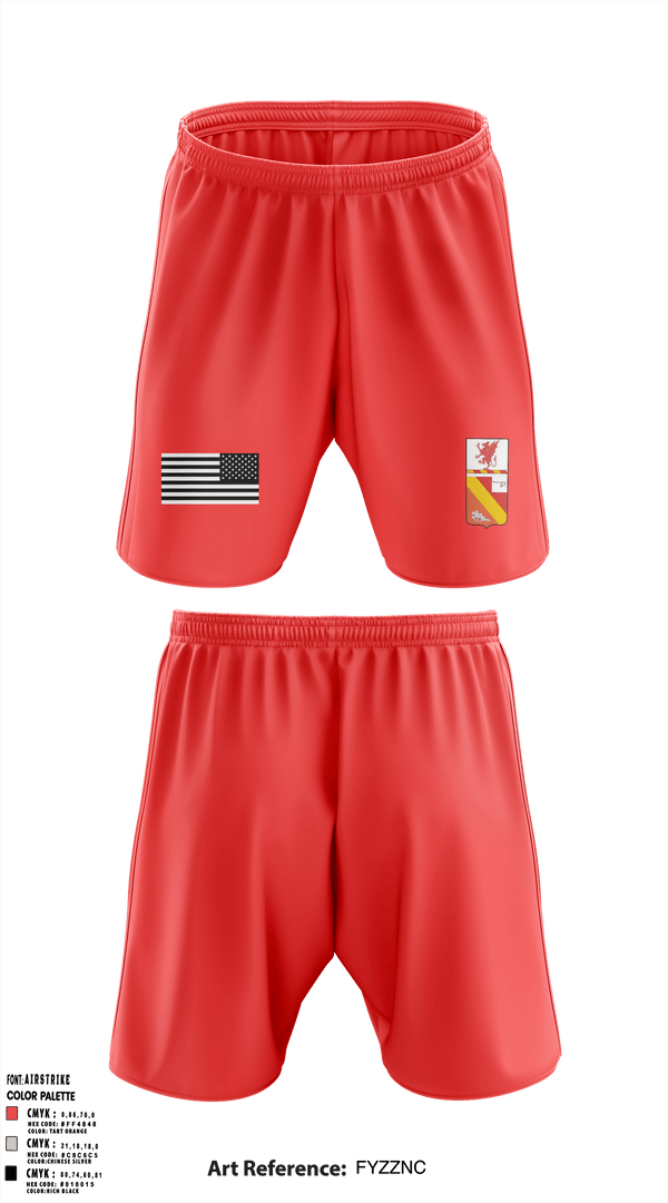 Athletic Shorts With Pockets, 3/13th Field Artillery Battalion, Army, Teamtime, Team time, sublimation, custom sports apparel, team uniforms, spirit wear, spiritwear, sports uniforms, custom shirts, team store, custom team store, fundraiser sports, apparel fundraiser