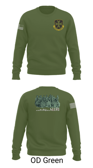 Crew Neck Sweatshirt, , Army, Teamtime, Team time, sublimation, custom sports apparel, team uniforms, spirit wear, spiritwear, sports uniforms, custom shirts, team store, custom team store, fundraiser sports, apparel fundraiser