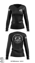 Bravo Battery 1-258 FA 6342308 Women's Long Sleeve V-neck Shirt - 50