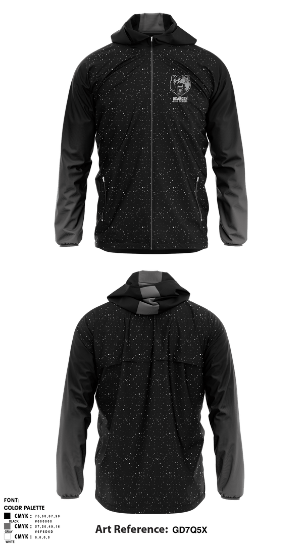 Windbreaker, Bearden Junior High School, Spirit Store, Teamtime, Team time, sublimation, custom sports apparel, team uniforms, spirit wear, spiritwear, sports uniforms, custom shirts, team store, custom team store, fundraiser sports, apparel fundraiser