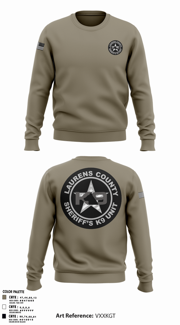 Crew Neck Sweatshirt, , Police, Teamtime, Team time, sublimation, custom sports apparel, team uniforms, spirit wear, spiritwear, sports uniforms, custom shirts, team store, custom team store, fundraiser sports, apparel fundraiser
