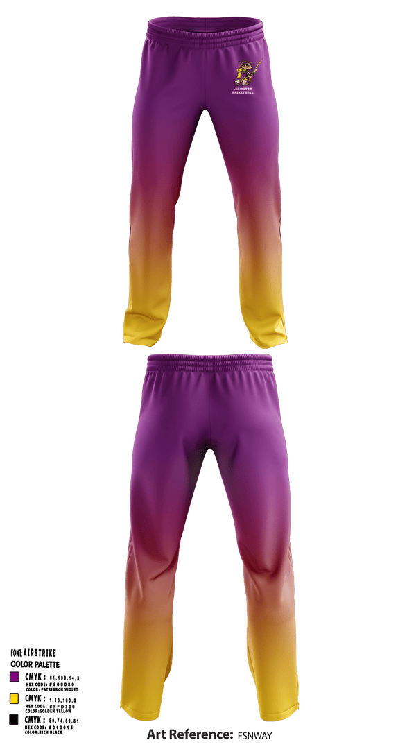 Sweatpants, Lexington High School Basketball, Men's Basketball, Teamtime, Team time, sublimation, custom sports apparel, team uniforms, spirit wear, spiritwear, sports uniforms, custom shirts, team store, custom team store, fundraiser sports, apparel fundraiser