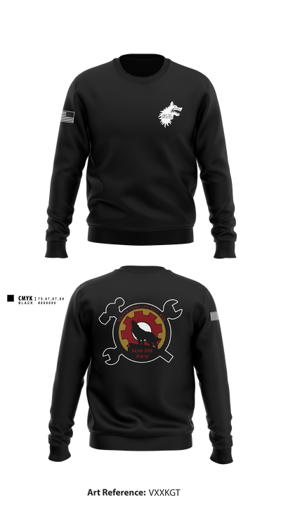 B Co., 25th BSB, 1st BDE, 11th ADV 27348803 Crew Neck Sweatshirt - 10
