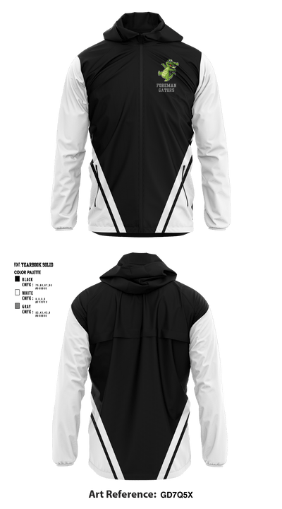 Oscar Hamilton Elementary 80915611 Windbreaker - 1