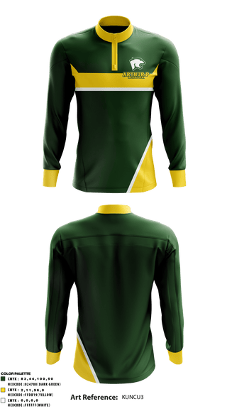 Quarter Zip Jacket, Arthur P Schalick High School, Spirit Store, Teamtime, Team time, sublimation, custom sports apparel, team uniforms, spirit wear, spiritwear, sports uniforms, custom shirts, team store, custom team store, fundraiser sports, apparel fundraiser