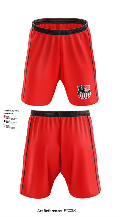 Santa Clara Youth Soccer League 66536457 Athletic Shorts With Pockets - 2