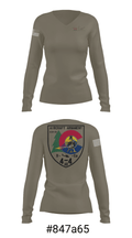 4-4 ARMT 94073583 Women's Long Sleeve V-neck Shirt - 36