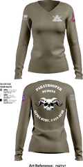 ALPHA BTRY, 2-319th AFAR 68475694 Women's Long Sleeve V-neck Shirt - 8