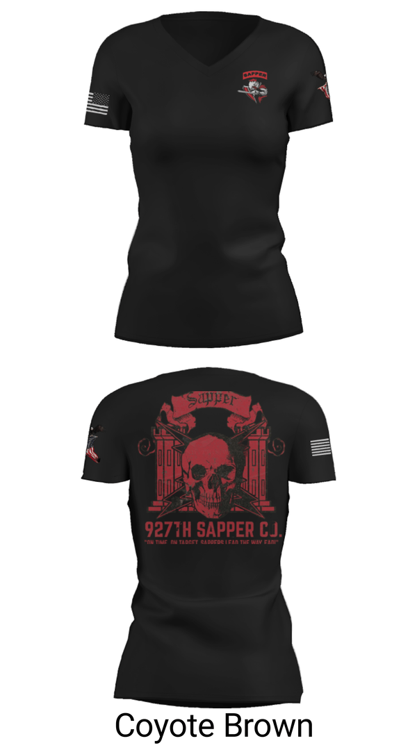 Women's Short Sleeve Vneck Shirt, , National Guard, Teamtime, Team time, sublimation, custom sports apparel, team uniforms, spirit wear, spiritwear, sports uniforms, custom shirts, team store, custom team store, fundraiser sports, apparel fundraiser