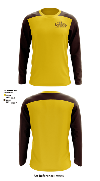 Zeeland East High School Cheer 15637489 Long Sleeve Performance Shirt - 1