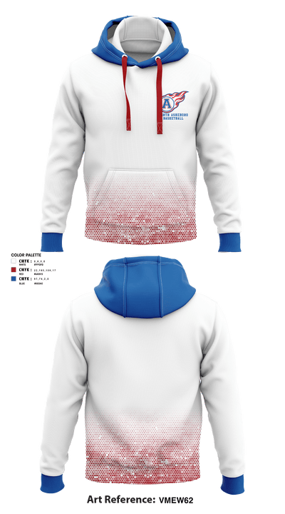North Asheboro Middle School Basketball 60657881 Hoodie - 1