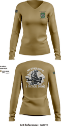 MID 1-10 SFG (A) 483143 Women's Long Sleeve V-neck Shirt - 2