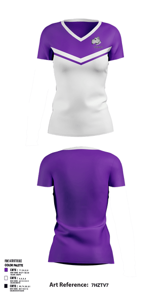 Women's Short Sleeve Vneck Shirt, Terry High School, Spirit Store, Teamtime, Team time, sublimation, custom sports apparel, team uniforms, spirit wear, spiritwear, sports uniforms, custom shirts, team store, custom team store, fundraiser sports, apparel fundraiser