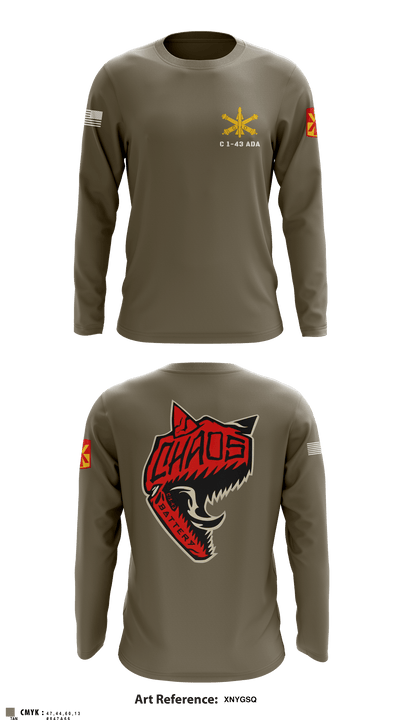 C 1-43 ADA 65403785 Long Sleeve Performance Shirt - 3