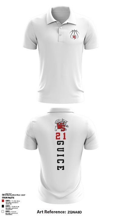 Westerville South Girls Basketball 75140636 Short Sleeve Performance Polo - 3