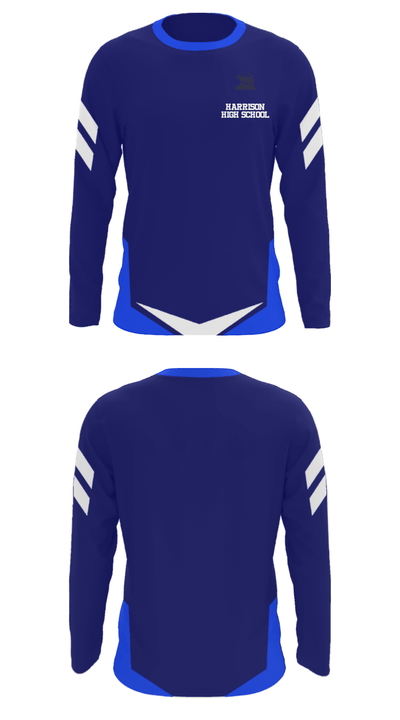 Harrison High School 33399687 Long Sleeve Performance Shirt - 37