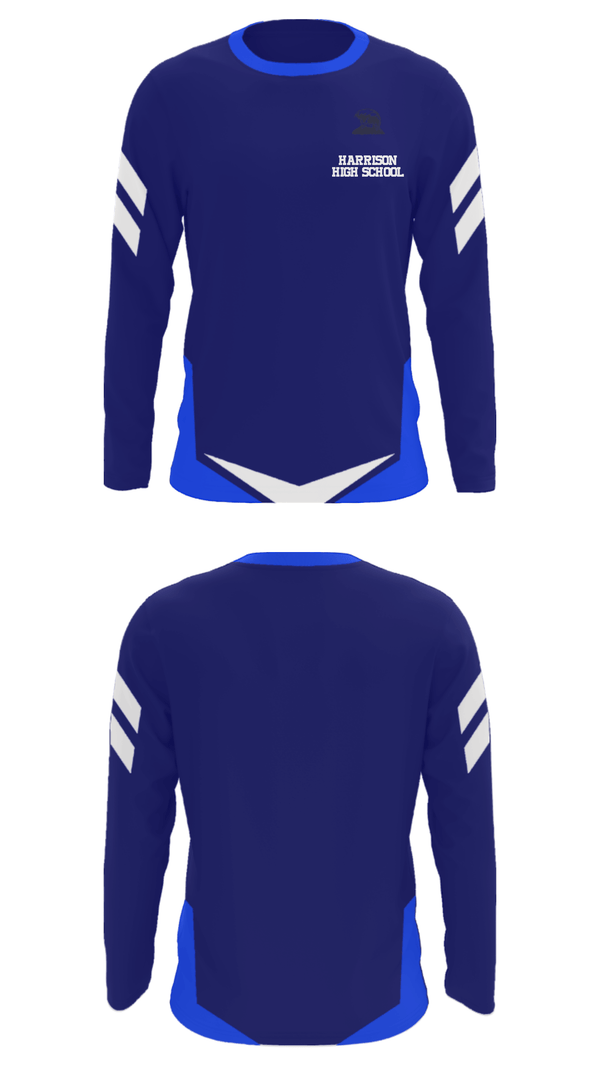 Long Sleeve Performance Shirt, Harrison High School, Spirit Store, Teamtime, Team time, sublimation, custom sports apparel, team uniforms, spirit wear, spiritwear, sports uniforms, custom shirts, team store, custom team store, fundraiser sports, apparel fundraiser
