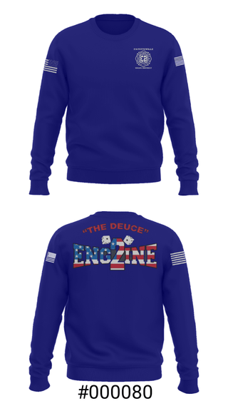 Crew Neck Sweatshirt, , Fire Department, Teamtime, Team time, sublimation, custom sports apparel, team uniforms, spirit wear, spiritwear, sports uniforms, custom shirts, team store, custom team store, fundraiser sports, apparel fundraiser