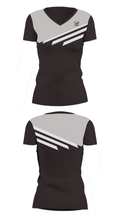 Windsor High School Golf 51481353 Women's Short Sleeve V-neck Shirt - 6