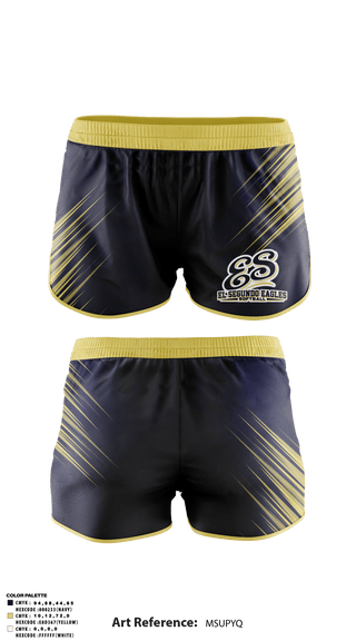 Track Shorts, El Segundo Eagles Softball, Softball, Teamtime, Team time, sublimation, custom sports apparel, team uniforms, spirit wear, spiritwear, sports uniforms, custom shirts, team store, custom team store, fundraiser sports, apparel fundraiser