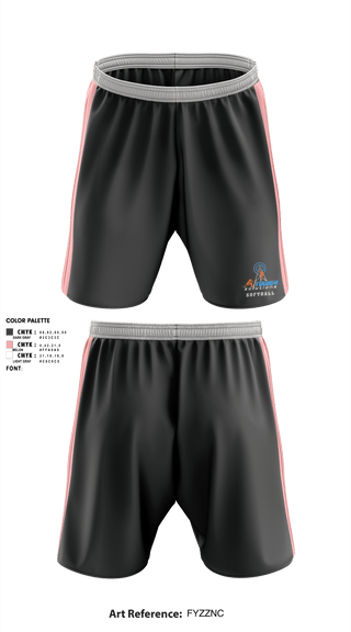 Athletic Shorts With Pockets, A tower solutions, Softball, Teamtime, Team time, sublimation, custom sports apparel, team uniforms, spirit wear, spiritwear, sports uniforms, custom shirts, team store, custom team store, fundraiser sports, apparel fundraiser