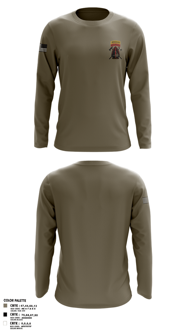 Long Sleeve Performance Shirt, A/98, Army, Teamtime, Team time, sublimation, custom sports apparel, team uniforms, spirit wear, spiritwear, sports uniforms, custom shirts, team store, custom team store, fundraiser sports, apparel fundraiser