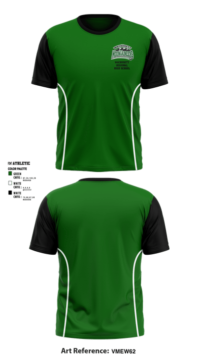Wachusett Regional High School Ice Hockey 65785917 Short Sleeve Performance Shirt - 1