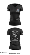 Alpha Company 205th MI BN 42237898 Women's Short Sleeve V-neck Shirt - 6