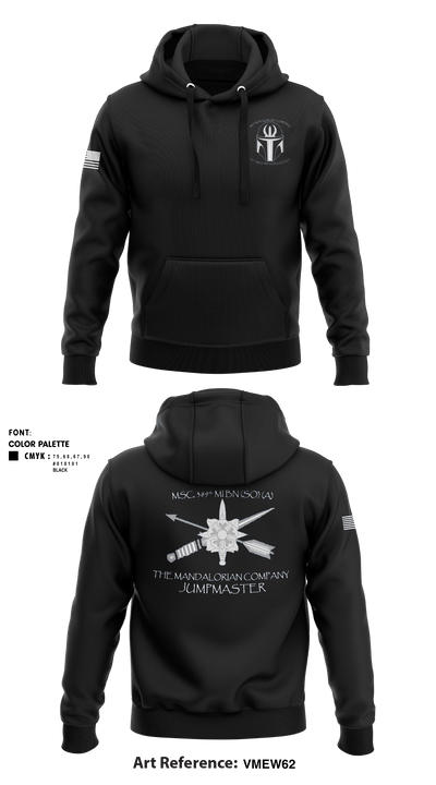 MSC 389th MI BN (SO) (A) 35905800 Hoodie - 3