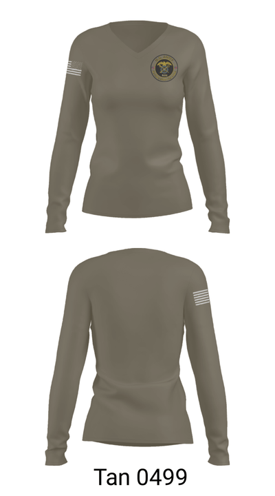 Infantry 13911542 Women's Long Sleeve V-neck Shirt - 39