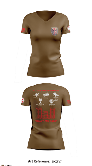 Women's Short Sleeve Vneck Shirt, , Army, Teamtime, Team time, sublimation, custom sports apparel, team uniforms, spirit wear, spiritwear, sports uniforms, custom shirts, team store, custom team store, fundraiser sports, apparel fundraiser