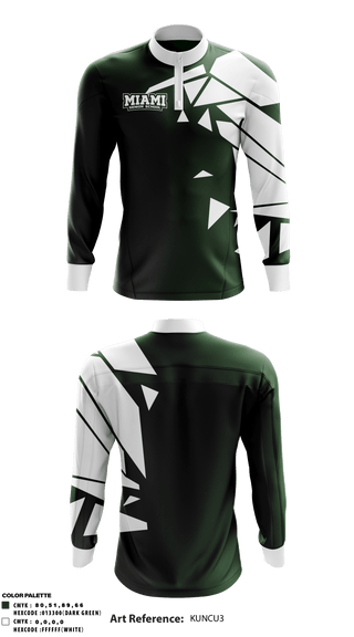 Quarter Zip Jacket, Miami Senior High School, Spirit Store, Teamtime, Team time, sublimation, custom sports apparel, team uniforms, spirit wear, spiritwear, sports uniforms, custom shirts, team store, custom team store, fundraiser sports, apparel fundraiser