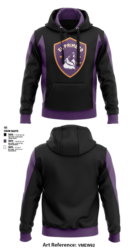 Hoodie, Downtown College Prep - El Primero High School, Spirit Store, Teamtime, Team time, sublimation, custom sports apparel, team uniforms, spirit wear, spiritwear, sports uniforms, custom shirts, team store, custom team store, fundraiser sports, apparel fundraiser