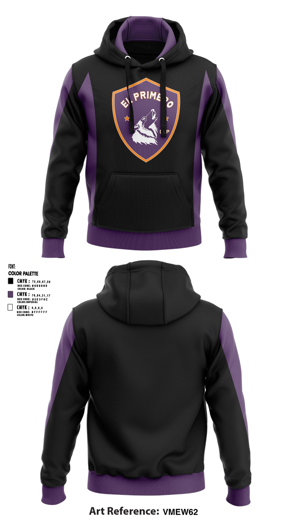 Hoodie, Downtown College Prep - El Primero High School, Spirit Store, Teamtime, Team time, sublimation, custom sports apparel, team uniforms, spirit wear, spiritwear, sports uniforms, custom shirts, team store, custom team store, fundraiser sports, apparel fundraiser