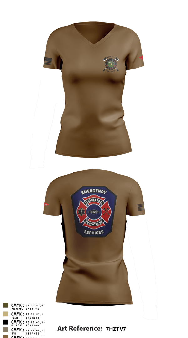 Women's Short Sleeve Vneck Shirt, , Fire Department, Teamtime, Team time, sublimation, custom sports apparel, team uniforms, spirit wear, spiritwear, sports uniforms, custom shirts, team store, custom team store, fundraiser sports, apparel fundraiser