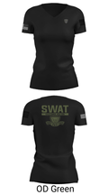 CHEEKTOWAGA SWAT 31207294 Women's Short Sleeve V-neck Shirt - 22
