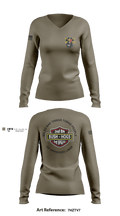 2d Battalion, 3d Special Forces Group 4124054 Women's Long Sleeve V-neck Shirt - 5