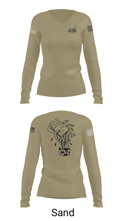 HHB 2-130 FAR 21381973 Women's Long Sleeve V-neck Shirt - 40