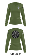 Wayne County K9 Team 22596021 Women's Long Sleeve V-neck Shirt - 31