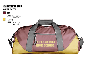 Duffle Bag, Brother Rice High School, Spirit Store, Teamtime, Team time, sublimation, custom sports apparel, team uniforms, spirit wear, spiritwear, sports uniforms, custom shirts, team store, custom team store, fundraiser sports, apparel fundraiser