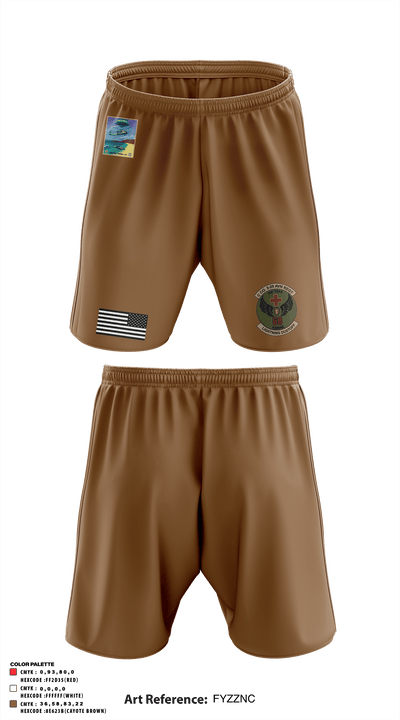 C CO 3-25 Dustoff 93146032 Athletic Shorts With Pockets - 51