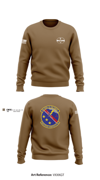 Crew Neck Sweatshirt, , Air Force, Teamtime, Team time, sublimation, custom sports apparel, team uniforms, spirit wear, spiritwear, sports uniforms, custom shirts, team store, custom team store, fundraiser sports, apparel fundraiser