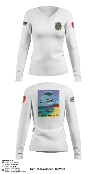 Women's Long Sleeve Vneck Shirt, , Army, Teamtime, Team time, sublimation, custom sports apparel, team uniforms, spirit wear, spiritwear, sports uniforms, custom shirts, team store, custom team store, fundraiser sports, apparel fundraiser